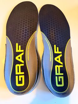 GRAF Precision Arch Support Insoles – Size M 7–8 – Unused