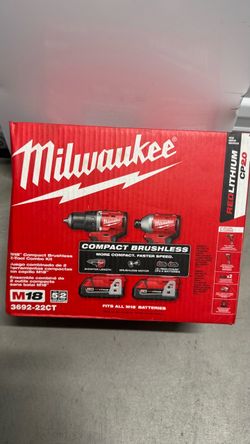 Milwaukee M18 Compact Brushless 2-Tool Combo Kit – 3692-22CT