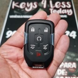 $120 @ Pomona Indoor Swapmeet [Spc# A22] 2015-22 GMC Chevrolet Chevy Duplicate Smart Remote Push Start Key Copy (Tahoe, Suburban & Yukon)