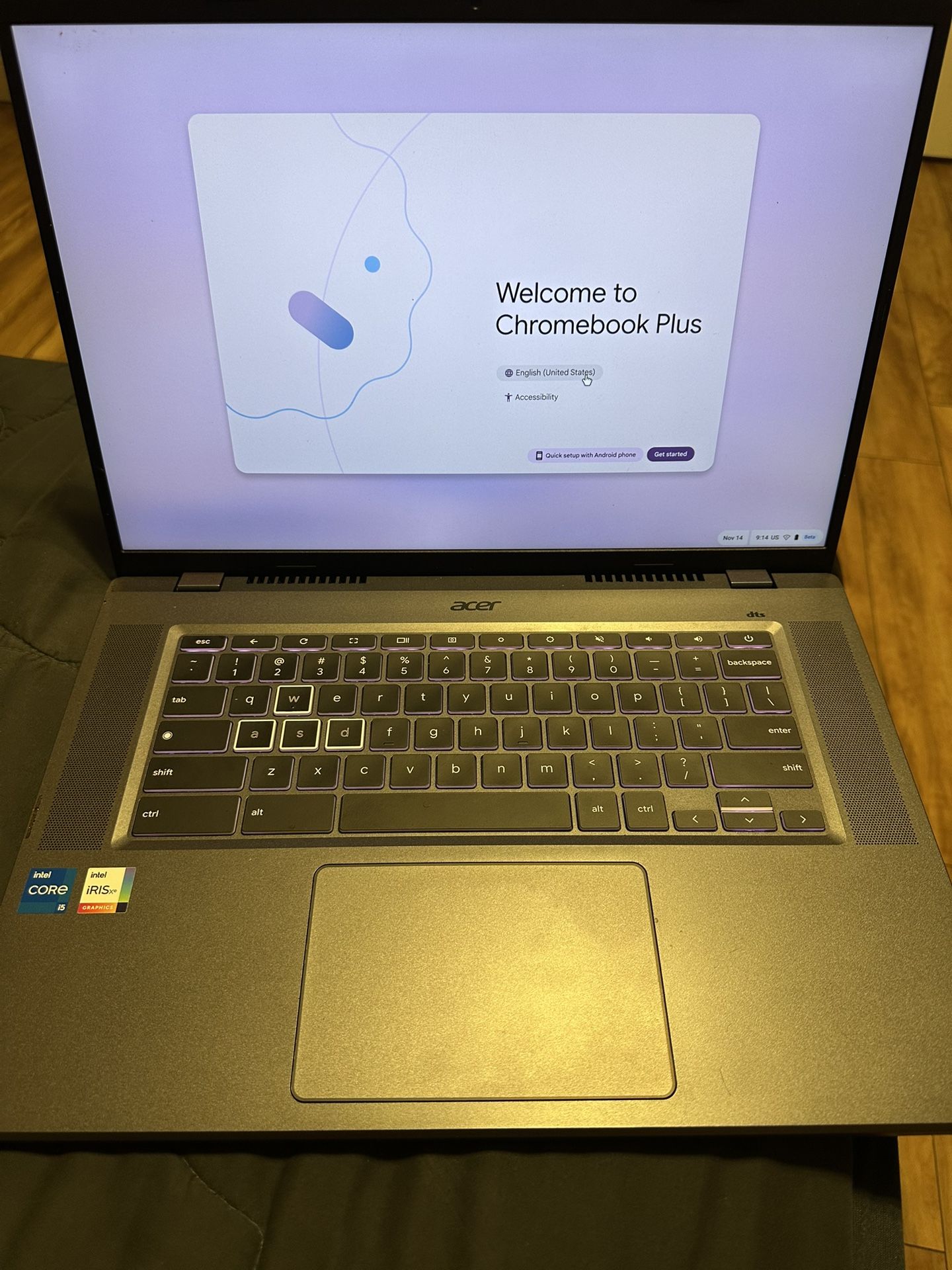 Acer 516GE Gaming Chromebook