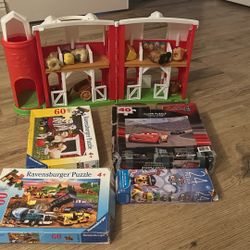 FREE Fisher Price Barn And Puzzles