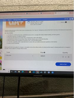 2 passes for Surños festival GA + for $850