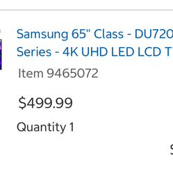 Tv In new condition .