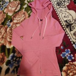 Shein Zip Up Hoodie, (Light Weight/Knitted/ Size S