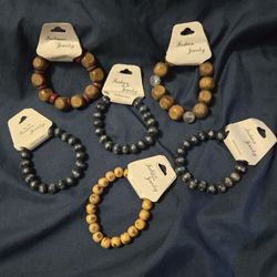 Wood Bead Bracelets