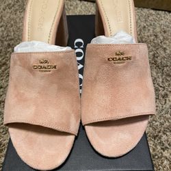 Coach sandal Color:Petal  Size 8.5