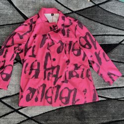 Lightweight fun pink blazer