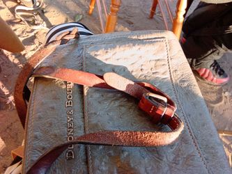 Dooney & Bourke Ostrich Embossed Leather Bag