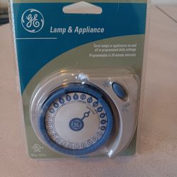GE 24 Hour Programable Timer Lamp & Appliance 