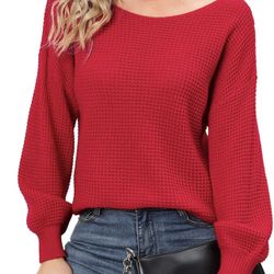 Women's Turtleneck Chunky Oversized Halter Pullover Sweater Long Sleeve Cut Out Loose Fit Knit Jumper Tops