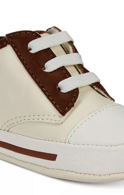 Newborn Boy Leather Sneakers