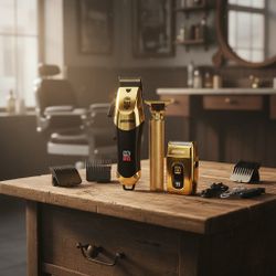Weeme Gold Hair Clipper & Trimmer Set