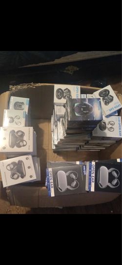 LCD Open Ear Bluetooth headphones NEW