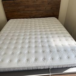 CAL KING BED WITH MATTRESS