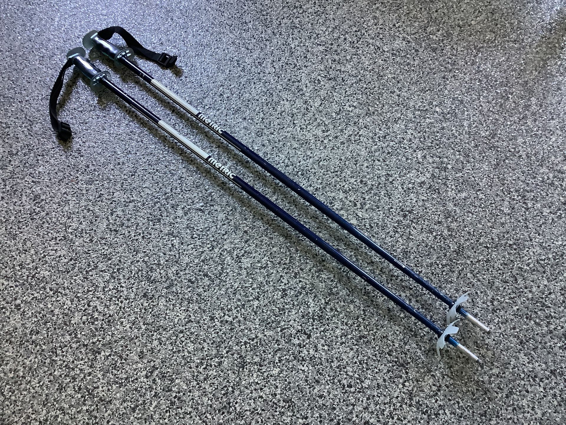 Ski Poles - 46” - “Metric” Brand - Made in Italy