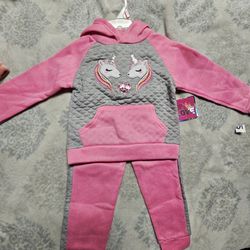 Two Piece Kids Girls Outfit 4T New
