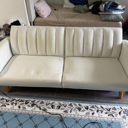 Beige Foldable Sofa