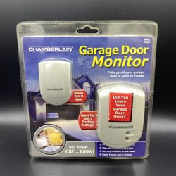 CHAMBERLAIN Garage Door Monitor CLDM1 Wireless Alert 1 Sensor with AC Adapter