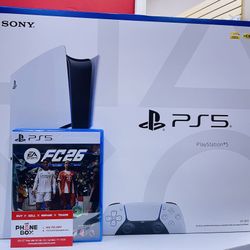PlayStation 5 Disc With FC26 Game Free On Leasing Option With Just $10 Upfront😱🥳