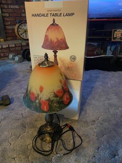 Hand painted lamps