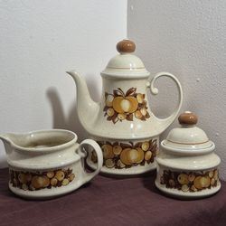 Vtg Winterling Schwarzenbach Bavaria Germany Tea/Coffee Pot Creamer Sugar Set