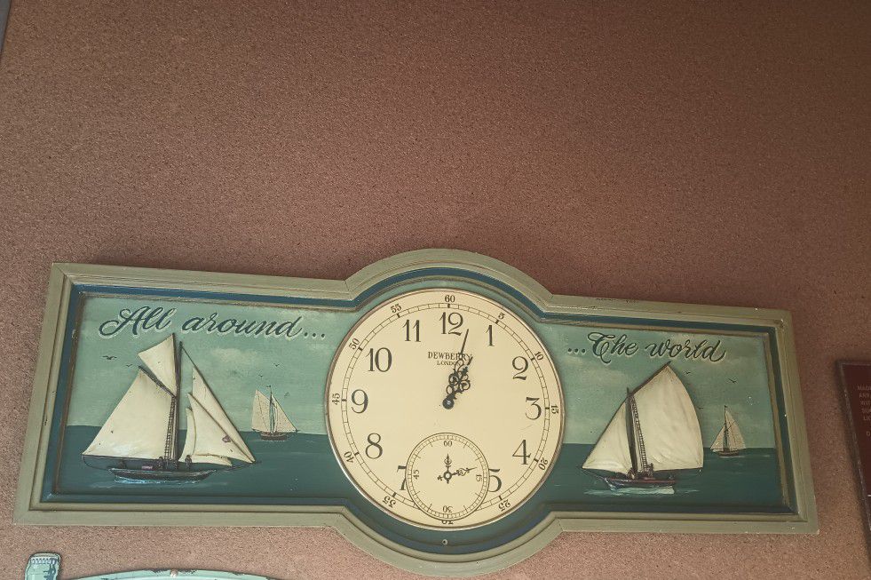 Boat Wall Clock
