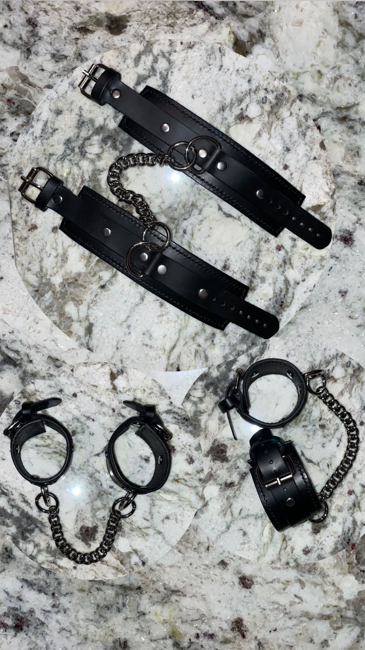 Handmade Leather Handcuffs/ Custom Leather Work