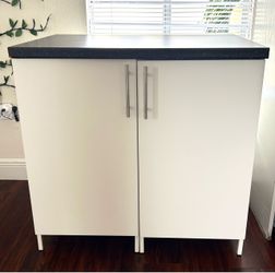 Double base kitchen cabinet for sale