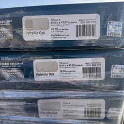 Lifeproot Pairville Oak 9.4 in. W x 48 in. L Waterproof Hybrid Resilient Flooring (18.8 sqft/case) $40 Each Box 30 Boxes