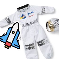Astronaut Costume Jumpsuit Helmet 