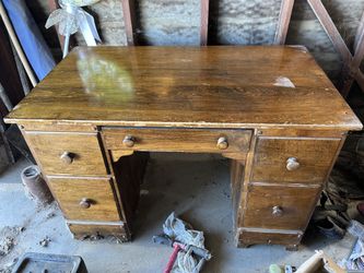 Wooden desk