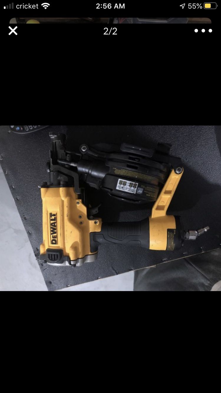 Dewalt roof nail gun new