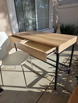 Desk and chair