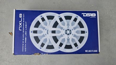 Marine Speakers 8" White Pair