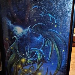 Dragon Puzzle In Plastic Frame