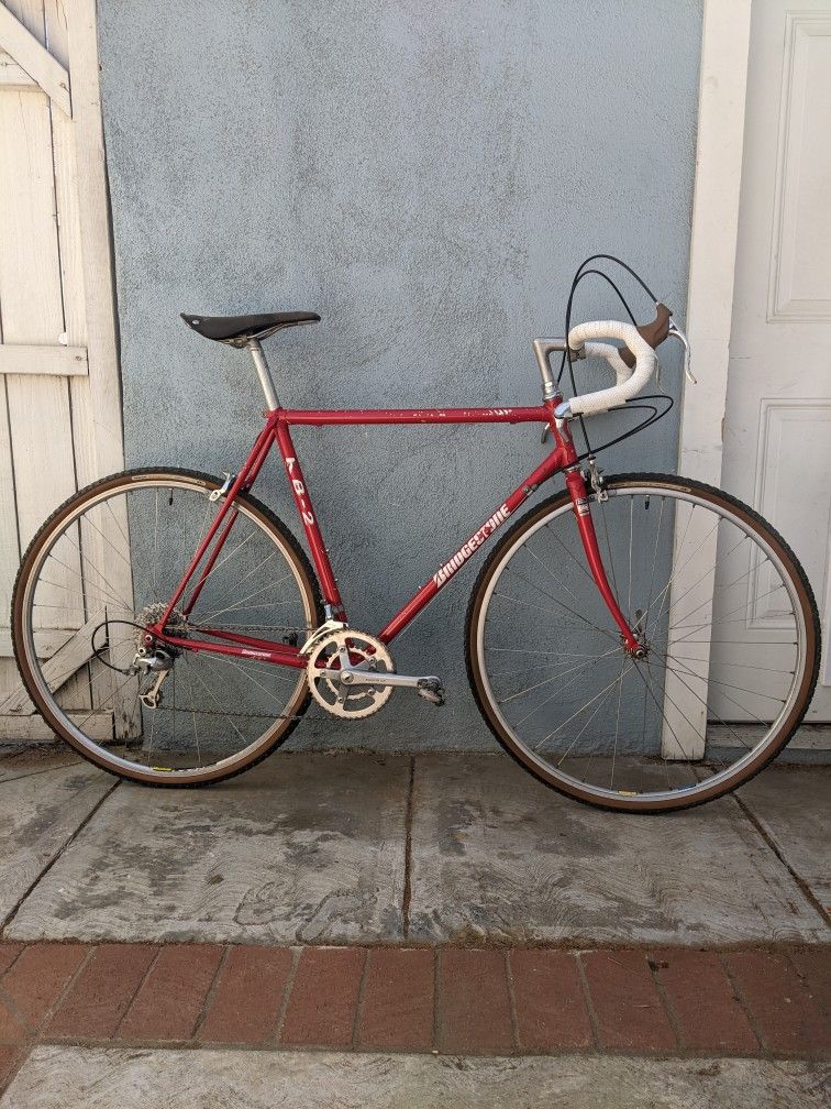 Bridgestone RB-2 Road Bike Steel 56cm Medium Red Shimano 105 600 / Ultegra Ishiwata Suntour