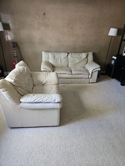 Leather Couch And Loveseat