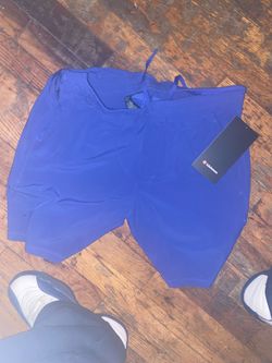 lululemon shorts blue