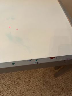 White Top Table with 2 Chairs