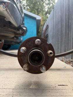 Used Trailer Axle with Leaf Springs – 93.5” Long – 5×4.5 Lug Pattern