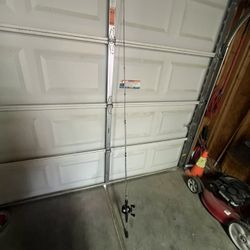 Fishing Rod Bait Caster Handle On The Right Side