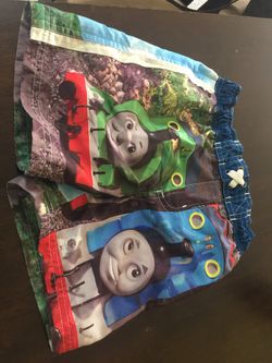 Thomas the tank swim shorts 2T