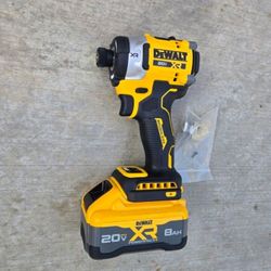 Dewalt Impact Driver  And Battery XR8.0