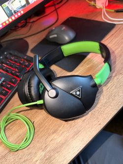 Turtle Beach Gaming Headset Black Green For PC and Xbox