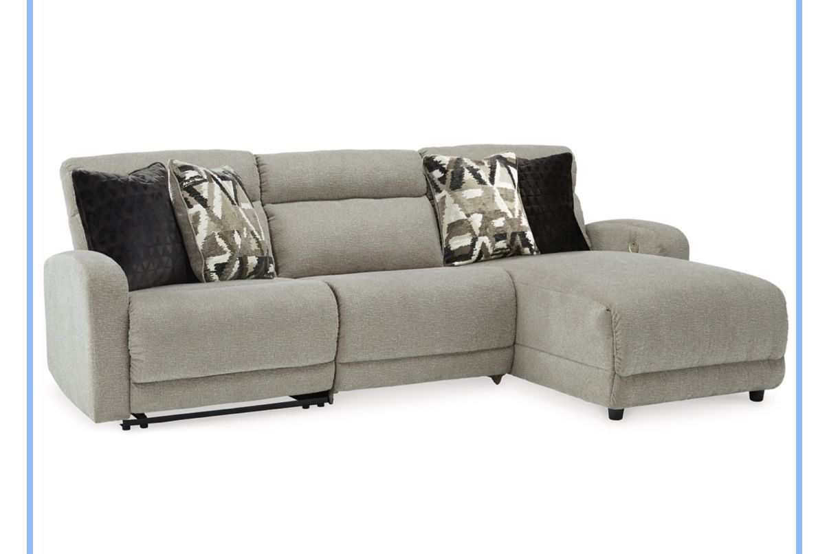 Like New Couch Recliner With Chaise And Matching Recliner Chair