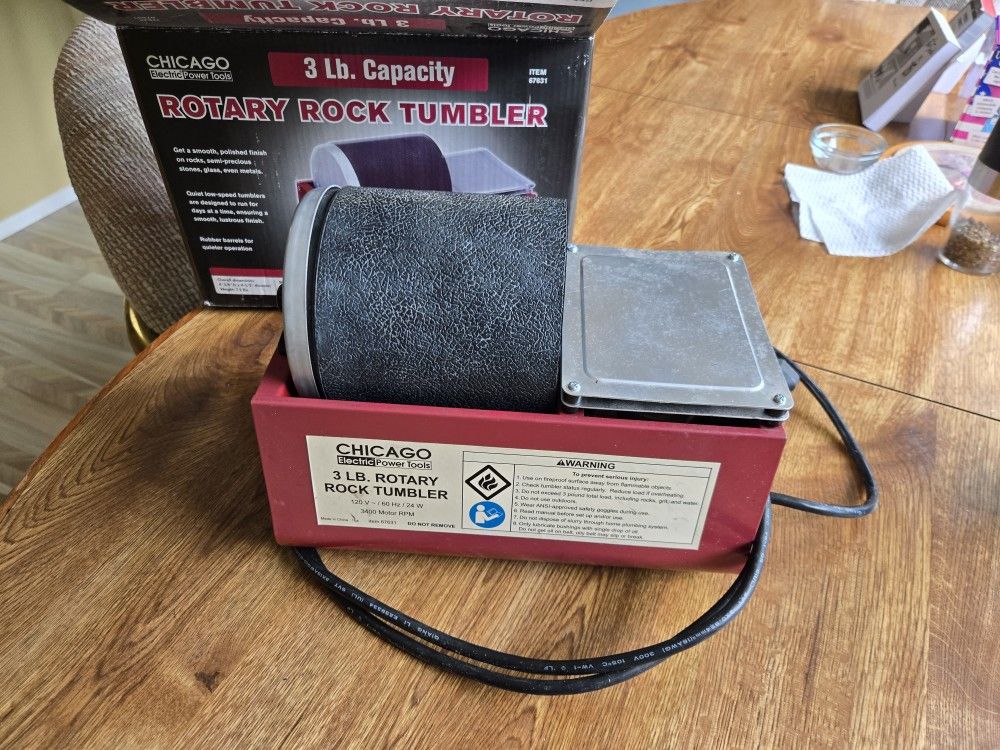 3 lb Chicago Rotory Rock Tumbler