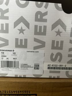 Cdg Converse Brand New Size 10 Men