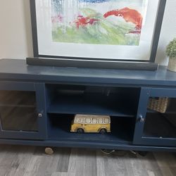 Tv Stand Blue 