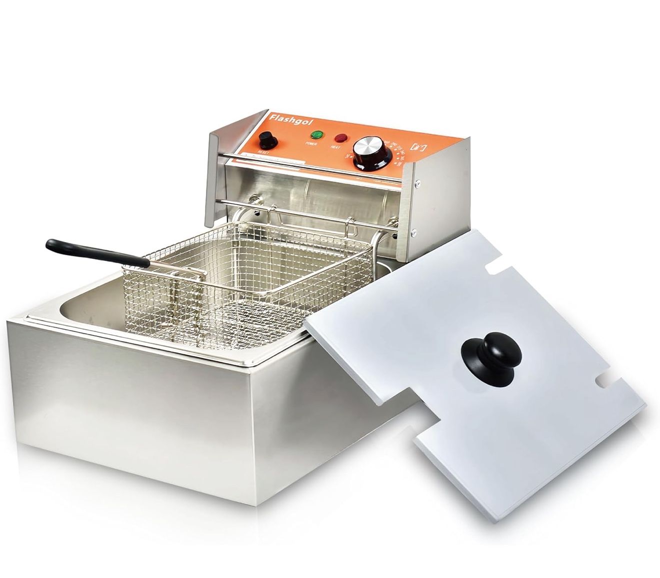 Commercial Deep Fryer with Basket 6-12L Capacity