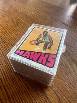 1970s Vintage Basketball Card Cube